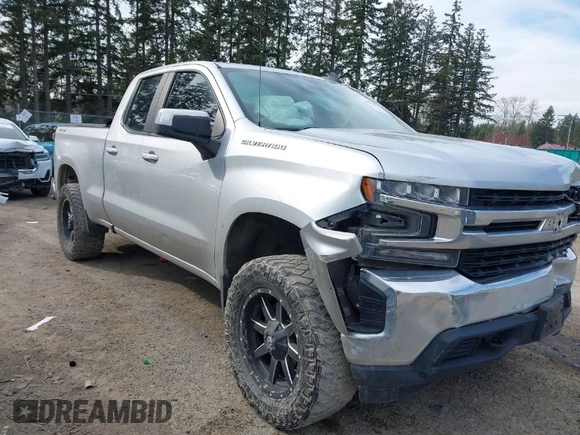 2020 Chevrolet Silverado 1500 LT with VIN 1GCRYDEDXLZ164567, listed as a IAAI auction lot 41900655 with 66,722 mi miles. Bid and sale history available at carsss.com. Image 1.