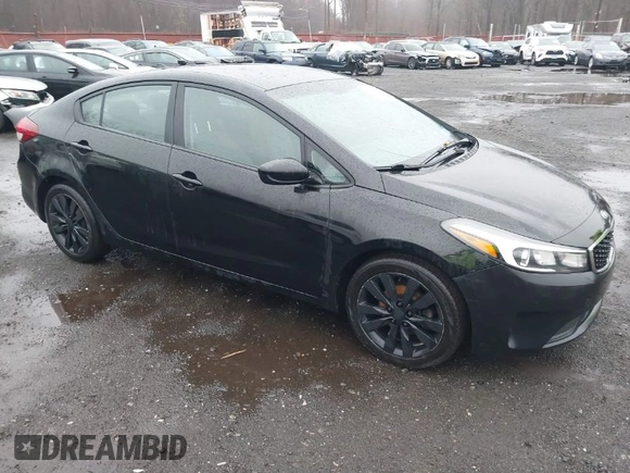 2017 Kia Forte LX with VIN 3KPFK4A76HE110741, listed as a IAAI auction lot 41797488 with 137,049 mi miles. Bid and sale history available at carsss.com. Image 1.