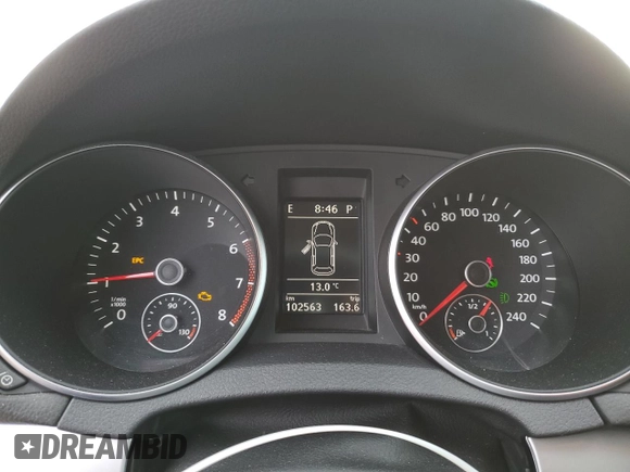 2013 Volkswagen Golf с VIN WVWDA7AJ3DW133630, выставлен на аукционе Copart как лот 54122125 с пробегом 102 563 миль миль и Списание • Salvage title. История ставок и продаж доступна на DreamBid. Изображение 9.