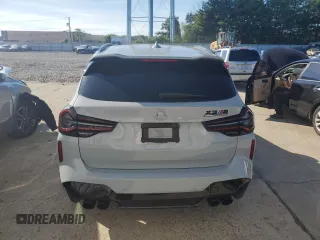 2023 BMW X3 M with VIN 5YM13EC06P9N64558, listed as a Copart auction lot 61100804 with 14,519 mi miles and Salvage Title. Bid and sale history available at carsss.com. Image 6.