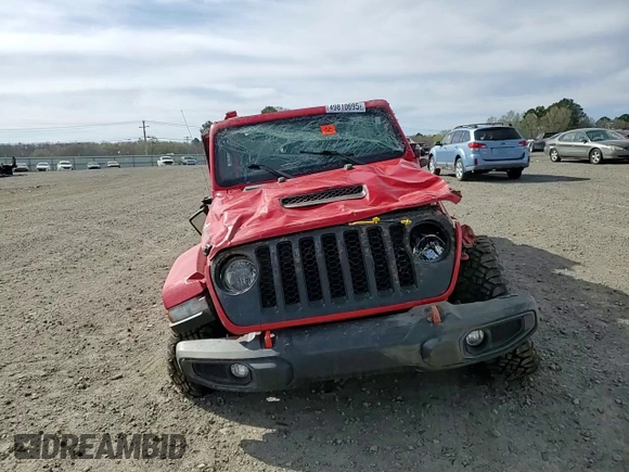 2021 Jeep Gladiator Mojave z VIN 1C6JJTEG5ML569172, wystawiony jako Copart lot #49810695 z przebiegiem Nie podano mil oraz Nie do naprawy • Non repairable. Historia ofert i sprzedaży dostępna na DreamBid. Obrazek 11.