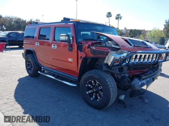 2003 Hummer H2 with VIN 5GRGN23U23H104200, listed as a IAAI auction lot 41687769 with 1 mi miles. Bid and sale history available at carsss.com. Image 1.