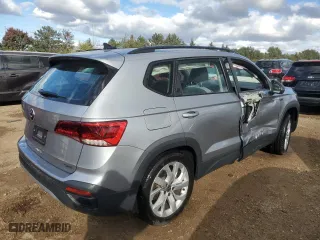 2023 Volkswagen Taos S with VIN 3VVAX7B23PM330442, listed as a Copart auction lot 76102534 with 6,127 mi miles and Salvage Title. Bid and sale history available at carsss.com. Image 3.
