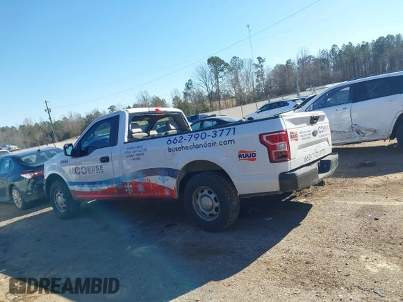 2018 Ford F-150 XL with VIN 1FTMF1C59JKF99158, listed as a IAAI auction lot 41356147 with 200,694 mi miles. Bid and sale history available at carsss.com. Image 14.