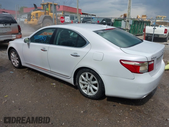 2008 Lexus LS 460 with VIN JTHBL46F185079274, listed as a IAAI auction lot 42219303 with 287,870 mi miles and . Bid and sale history available at DreamBid. Image 3.