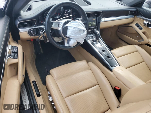2015 Porsche 911 Carrera with VIN WP0AA2A93FS106725, listed as a Copart auction lot 45405395 with 46,396 mi miles and Salvage Title. Bid and sale history available at carsss.com. Image 8.