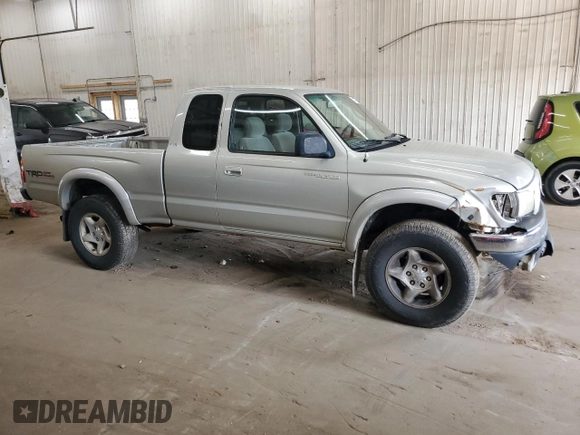 2003 Toyota Tacoma with VIN 5TEWN72N03Z291245, listed as a Copart auction lot 61479755 with 359,047 mi miles and Salvage title. Bid and sale history available at DreamBid. Image 4.