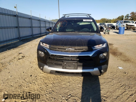 2021 Chevrolet TrailBlazer LT with VIN KL79MRSL3MB017874, listed as a Copart auction lot 74801233 with 58,519 mi miles. Bid and sale history available at carsss.com. Image 5.