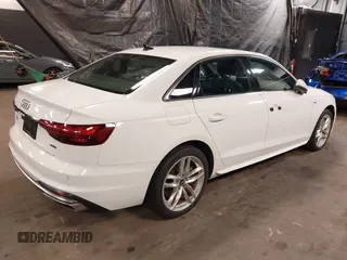 2021 Audi A4 S line Premium with VIN WAUDAAF44MN005142, listed as a IAAI auction lot 40352248 with 39,570 mi miles and . Bid and sale history available at DreamBid. Image 4.