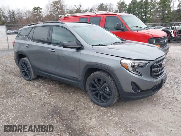 2021 GMC Terrain SLE z VIN 3GKALTEV0ML348850, wystawiony jako IAAI lot #42010978 z przebiegiem 40 146 mil mil oraz . Historia ofert i sprzedaży dostępna na DreamBid. Obrazek 1.