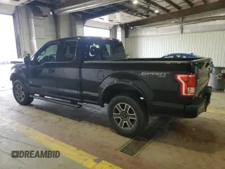 2017 Ford F-150 XL with VIN 1FTEX1EP3HFA17932, listed as a Copart auction lot 57824625 with 98,342 mi miles and Salvage title. Bid and sale history available at DreamBid. Image 2.