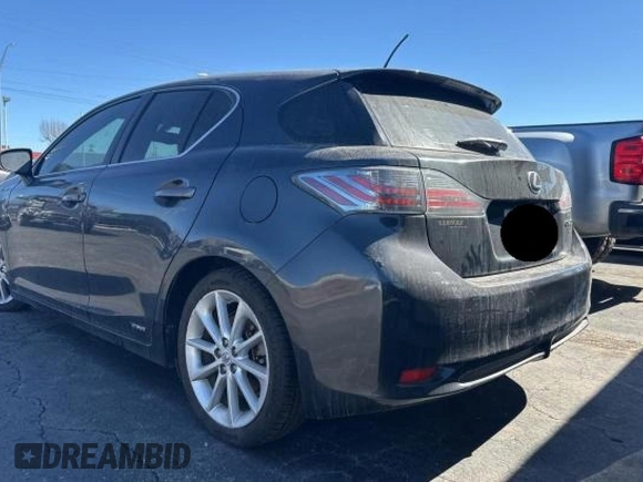 2011 Lexus CT 200h with VIN JTHKD5BH5B2030971, listed as a Copart auction lot 47445845 with 162,169 mi miles and Clean title. Bid and sale history available at DreamBid. Image 3.