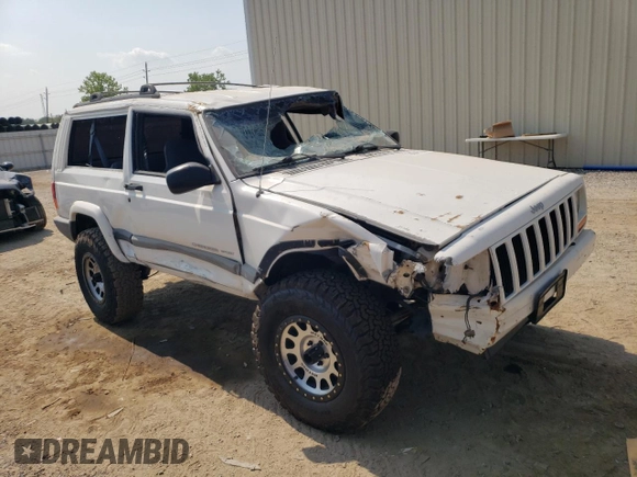 2001 Jeep Grand Cherokee with VIN 1J4FT47S21L596528, listed as a Copart auction lot 68641764 with Not provided miles and Salvage title. Bid and sale history available at DreamBid. Image 4.