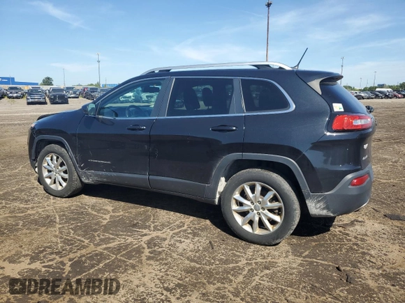 2014 Jeep Cherokee Limited с VIN 1C4PJMDB6EW254637, выставлен на аукционе Copart как лот 65532785 с пробегом 107 575 миль миль и Чистый • Clean title. История ставок и продаж доступна на DreamBid. Изображение 2.