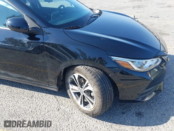 2022 Nissan Sentra SV with VIN 3N1AB8CV2NY241594, listed as a IAAI auction lot 41993360 with 54,857 mi miles and . Bid and sale history available at DreamBid. Image 6.