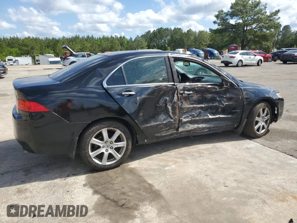 2004 Acura TSX with VIN JH4CL96804C028079, listed as a Copart auction lot 54980475 with 180,083 mi miles and Salvage title. Bid and sale history available at DreamBid. Image 3.