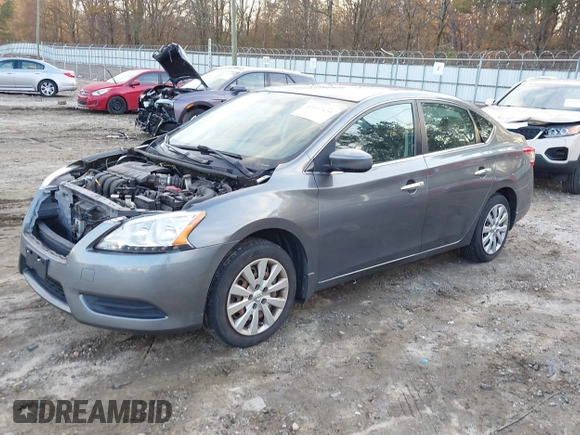 2015 Nissan Sentra SV with VIN 3N1AB7AP3FL684804, listed as a IAAI auction lot 41117429 with 166,717 mi miles and . Bid and sale history available at DreamBid. Image 2.