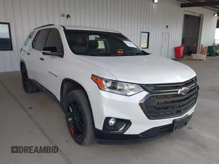 2021 Chevrolet Traverse Premier with VIN 1GNERKKW7MJ243269, listed as a IAAI auction lot 41193852 with 66,500 mi miles. Bid and sale history available at carsss.com. Image 1.