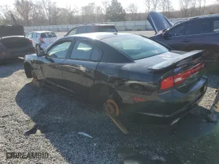 2013 Dodge Charger SXT Plus with VIN 2C3CDXHG1DH503263, listed as a Copart auction lot 49857605 with 181,676 mi miles and Salvage Title. Bid and sale history available at carsss.com. Image 2.