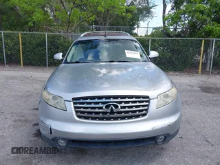 2005 Infiniti FX with VIN JNRAS08W85X210612, listed as a IAAI auction lot 42363099 with 137,868 mi miles and . Bid and sale history available at DreamBid. Image 12.