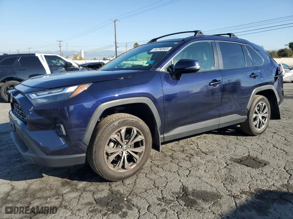 2024 Toyota RAV4 Hybrid XLE Premium with VIN JTMB6RFV6RD126514, listed as a Copart auction lot 44780565 with 52,822 mi miles and Salvage Title. Bid and sale history available at carsss.com. Image 1.