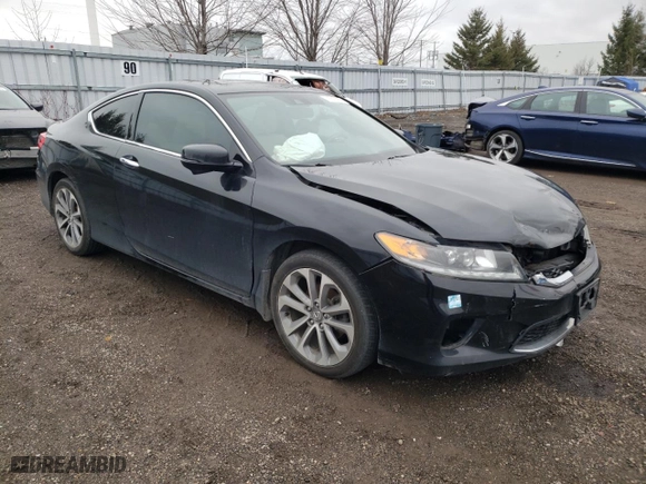 2014 Honda Accord Coupe EX-L with VIN 1HGCT2B87EA800056, listed as a Copart auction lot 79012363 with 180,852 mi miles and Salvage Title. Bid and sale history available at carsss.com. Image 4.