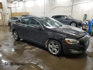2015 Volvo S60 T5 Premier with VIN YV1612TBXF1307169, listed as a Copart auction lot 48152905 with 85,184 mi miles and Salvage Title. Bid and sale history available at carsss.com. Image 4.