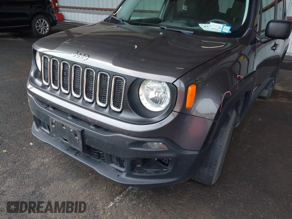 2017 Jeep Renegade Sport with VIN ZACCJBAB3HPE81518, listed as a IAAI auction lot 42414045 with 119,702 mi miles and . Bid and sale history available at DreamBid. Image 6.
