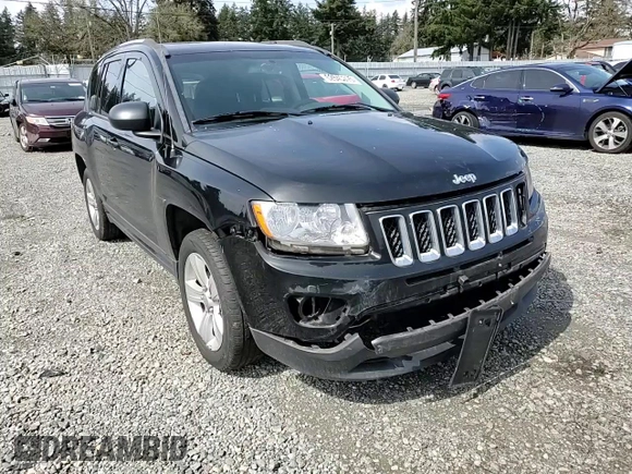 2013 Jeep Compass Sport with VIN 1C4NJCBB8DD246621, listed as a Copart auction lot 52545315 with 113,856 mi miles and Salvage Title. Bid and sale history available at carsss.com. Image 12.
