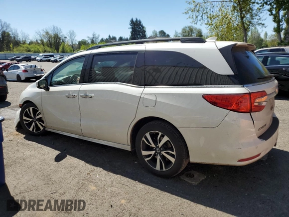 2019 Honda Odyssey Elite z VIN 5FNRL6H91KB109544, wystawiony jako Copart lot #53440185 z przebiegiem 92 457 mil mil oraz Szkoda całkowita • Salvage title. Historia ofert i sprzedaży dostępna na DreamBid. Obrazek 2.