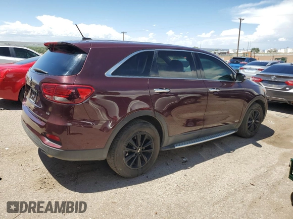 2019 Kia Sorento LX with VIN 5XYPGDA51KG522693, listed as a Copart auction lot 65609394 with 71,524 mi miles and Clean Title. Bid and sale history available at DreamBid. Image 3.