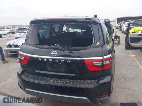 2023 Nissan Armada SV with VIN JN8AY2AC9P9183796, listed as a IAAI auction lot 41235807 with Not Provided miles. Bid and sale history available at carsss.com. Image 16.