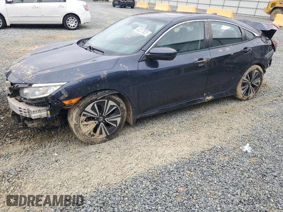 2016 Honda Civic Sedan EX-L with VIN 19XFC1F74GE025416, listed as a Copart auction lot 48237825 with 157,272 mi miles and Salvage Title. Bid and sale history available at carsss.com. Image 1.