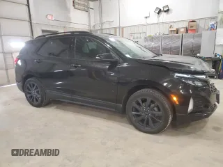 2022 Chevrolet Equinox RS with VIN 2GNAXWEVXN6138271, listed as a Copart auction lot 48996785 with 61,193 mi miles and Salvage title. Bid and sale history available at DreamBid. Image 4.