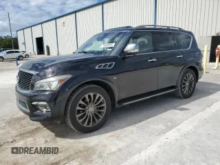 2015 Infiniti QX80 Limited with VIN JN8AZ2NE8F9086449, listed as a Copart auction lot 74882054 with 138,614 mi miles and Salvage Title. Bid and sale history available at carsss.com. Image 1.