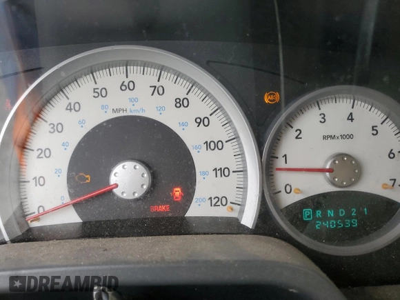 2006 Dodge Dakota SLT with VIN 1D7HE42K86S623895, listed as a Copart auction lot 46522935 with 240,539 mi miles and Non Repairable. Bid and sale history available at carsss.com. Image 9.