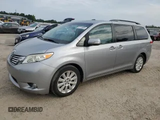 2013 Toyota Sienna XLE AAS с VIN 5TDYK3DCXDS303695, выставлен на аукционе Copart как лот 57110925 с пробегом 162 665 миль миль и Списание • Salvage title. История ставок и продаж доступна на DreamBid. Изображение 1.