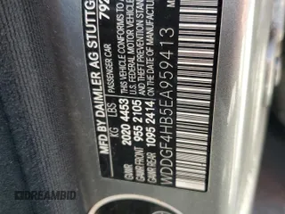 2014 Mercedes-Benz C 250 Sport with VIN WDDGF4HB5EA959413, listed as a Copart auction lot 54535425 with 128,926 mi miles and Clean Title. Bid and sale history available at DreamBid. Image 12.