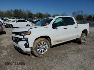 2022 Chevrolet Silverado 1500 Custom with VIN 1GCPWBEK0NZ140135, listed as a Copart auction lot 50816375 with 85,815 mi miles and Salvage Title. Bid and sale history available at DreamBid. Image 1.