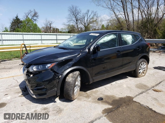 2022 Nissan Rogue S with VIN JN1BJ1AV9NW347808, listed as a Copart auction lot 52240685 with 53,078 mi miles and Salvage title. Bid and sale history available at DreamBid. Image 1.