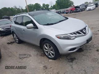 2013 Nissan Murano LE with VIN JN8AZ1MUXDW202932, listed as a IAAI auction lot 42120957 with 160,099 mi miles. Bid and sale history available at carsss.com. Image 1.