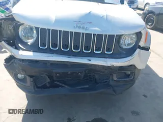 2017 Jeep Renegade Altitude with VIN ZACCJBBB6HPF33125, listed as a IAAI auction lot 41866729 with 53,867 mi miles. Bid and sale history available at carsss.com. Image 6.