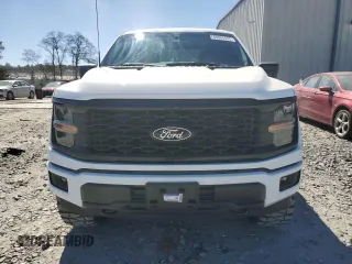 2024 Ford F-150 STX with VIN 1FTFW2L59RKE14875, listed as a Copart auction lot 46868435 with 7,777 mi miles and Salvage Title. Bid and sale history available at carsss.com. Image 5.