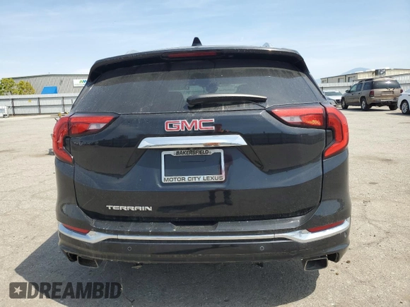 2018 GMC Terrain Denali with VIN 3GKALSEX4JL139683, listed as a Copart auction lot 45716375 with 37,285 mi miles and Clean Title. Bid and sale history available at DreamBid. Image 6.