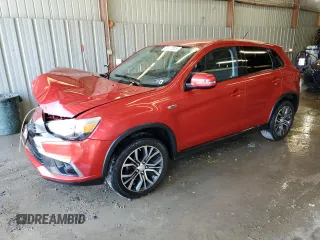 2016 Mitsubishi Outlander ES with VIN JA4AP3AU2GZ023010, listed as a Copart auction lot 59501915 with 110,587 mi miles and Salvage title. Bid and sale history available at DreamBid. Image 1.