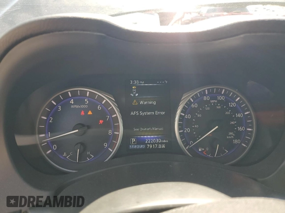 2015 Infiniti Q50 Premium с VIN JN1BV7AR6FM406899, выставлен на аукционе Copart как лот 57486625 с пробегом 222 030 миль миль и Списание • Salvage title. История ставок и продаж доступна на DreamBid. Изображение 9.