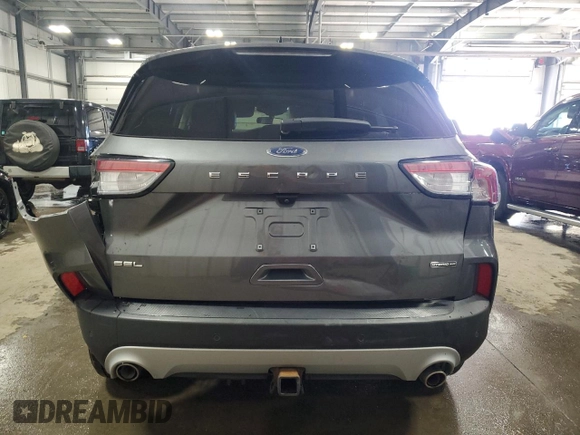 2021 Ford Escape SEL Hybrid with VIN 1FMCU9CZ5MUA11764, listed as a Copart auction lot 43969335 with 46,449 mi miles and Salvage title. Bid and sale history available at DreamBid. Image 6.
