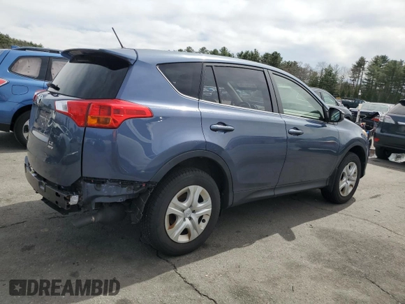 2014 Toyota RAV4 LE with VIN JTMBFREV6ED075253, listed as a Copart auction lot 51910775 with 90,537 mi miles and Salvage Title. Bid and sale history available at DreamBid. Image 3.