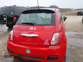 2017 FIAT 500 Pop with VIN 3C3CFFKR4HT661897, listed as a IAAI auction lot 41475111 with 21,606 mi miles. Bid and sale history available at carsss.com. Image 16.