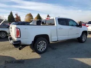 2017 GMC Canyon 4WD SLT with VIN 1GTP6DE18H1197673, listed as a Copart auction lot 79875594 with 182,138 mi miles and Salvage Title. Bid and sale history available at carsss.com. Image 3.